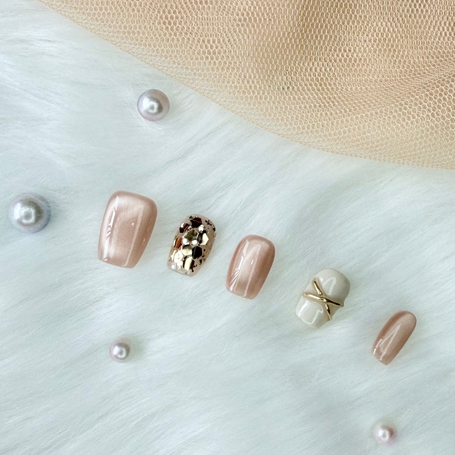 Peachy Pink Glamour